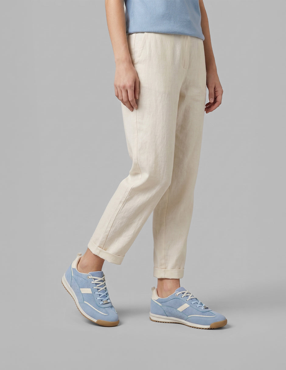 Tenis con cordones  Sam en Textil – Azul