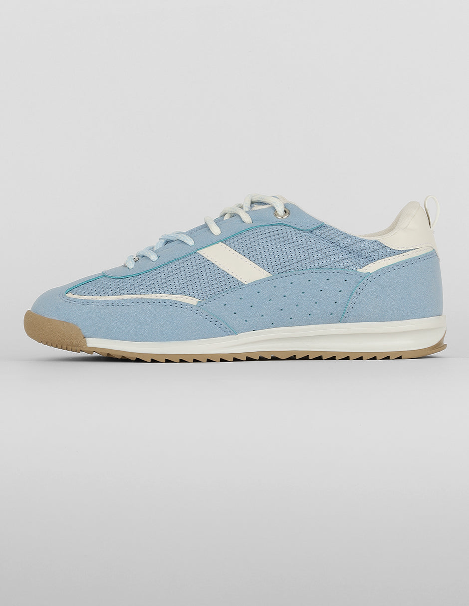 Tenis con cordones Exterior Textil Color Azul Para Mujer De RBCOLLECTION