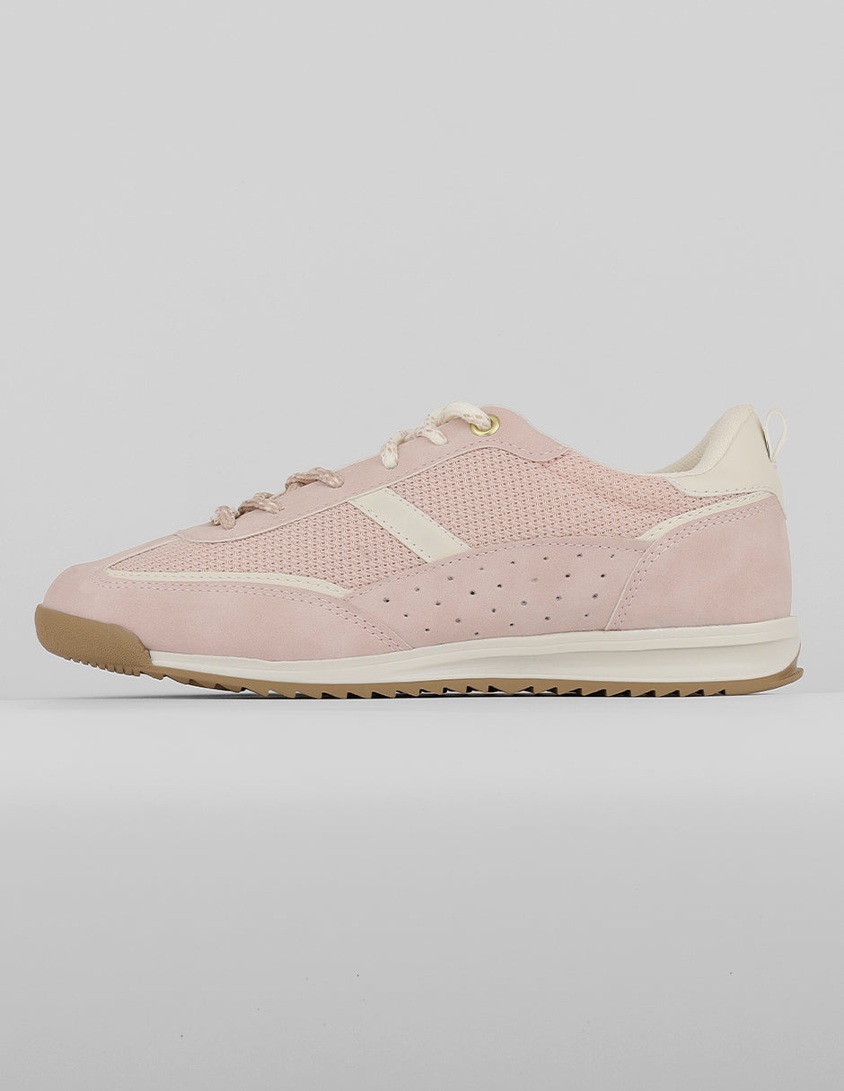 Tenis con cordones Exterior Textil Color Rosa Para Mujer De RBCOLLECTION