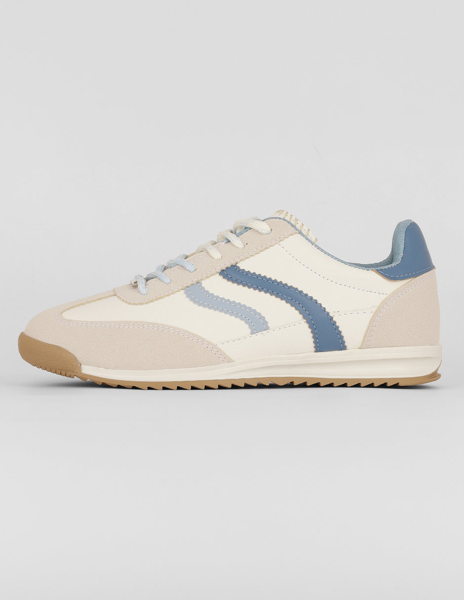 Tenis con cordones Exterior Textil Color Late Para Mujer De RBCOLLECTION