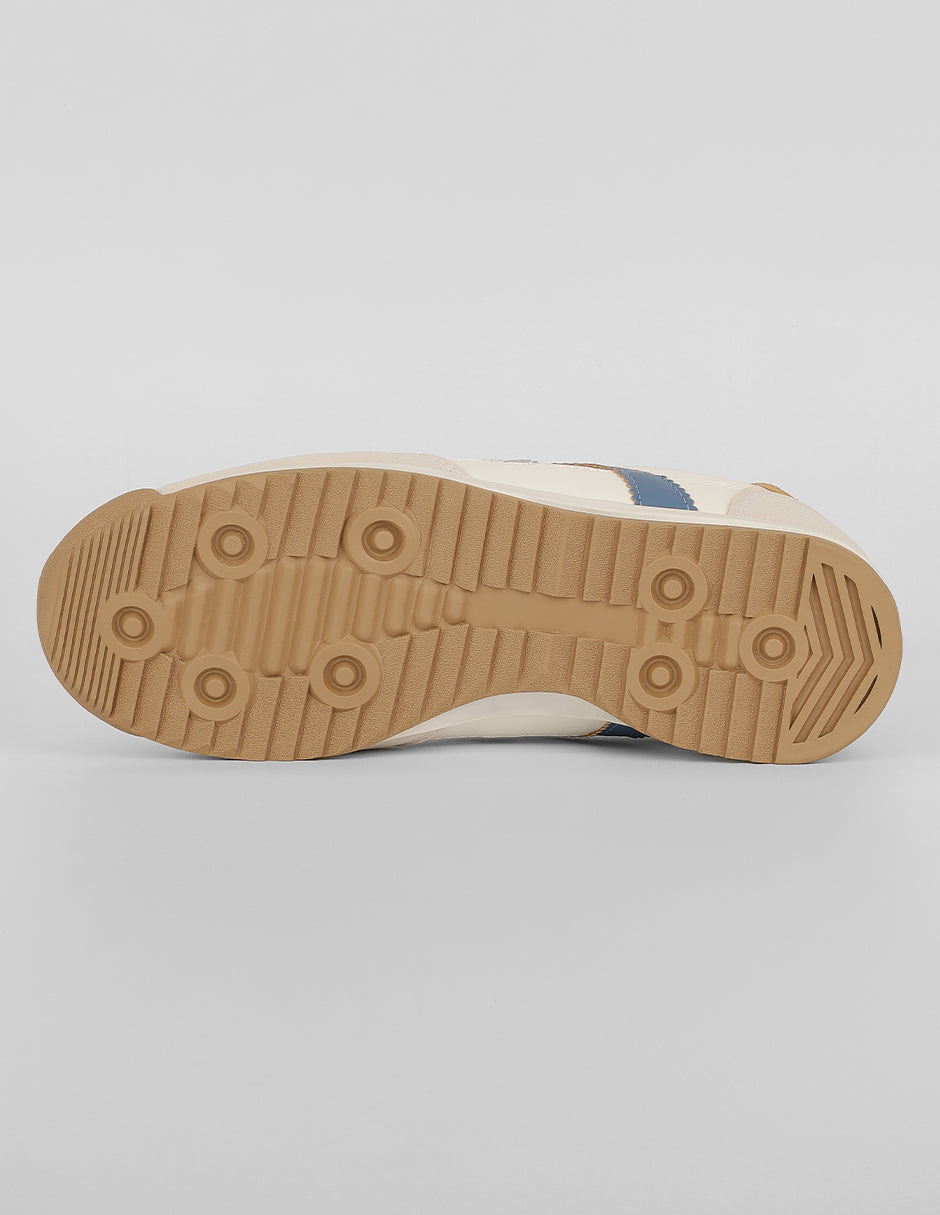 Tenis con cordones  Sam en Textil – Blanco