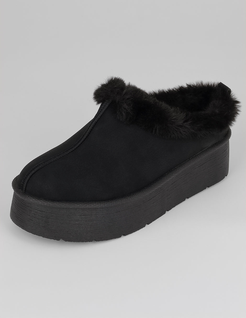 Alpargatas Cozy en Textil – Negro