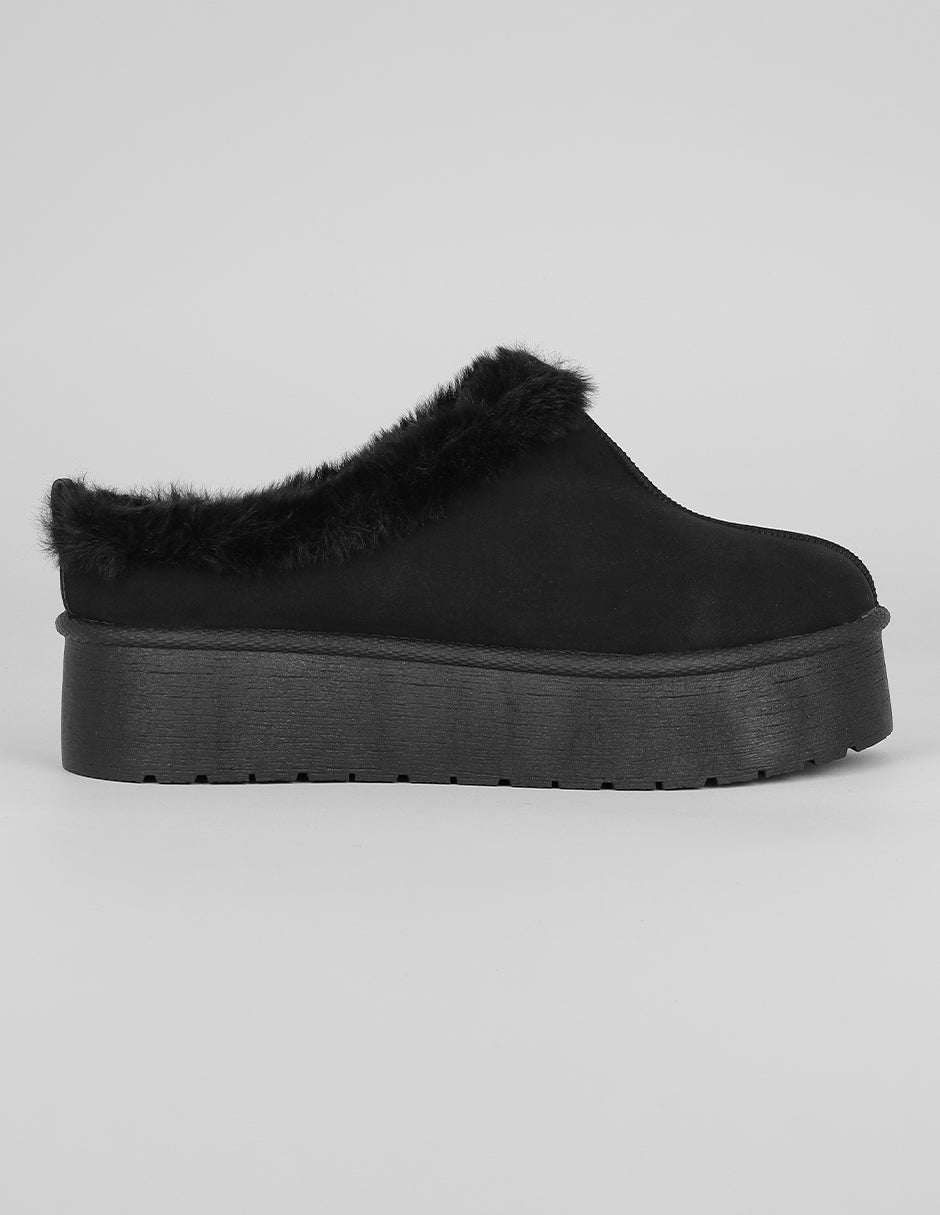 Alpargatas Cozy en Textil – Negro
