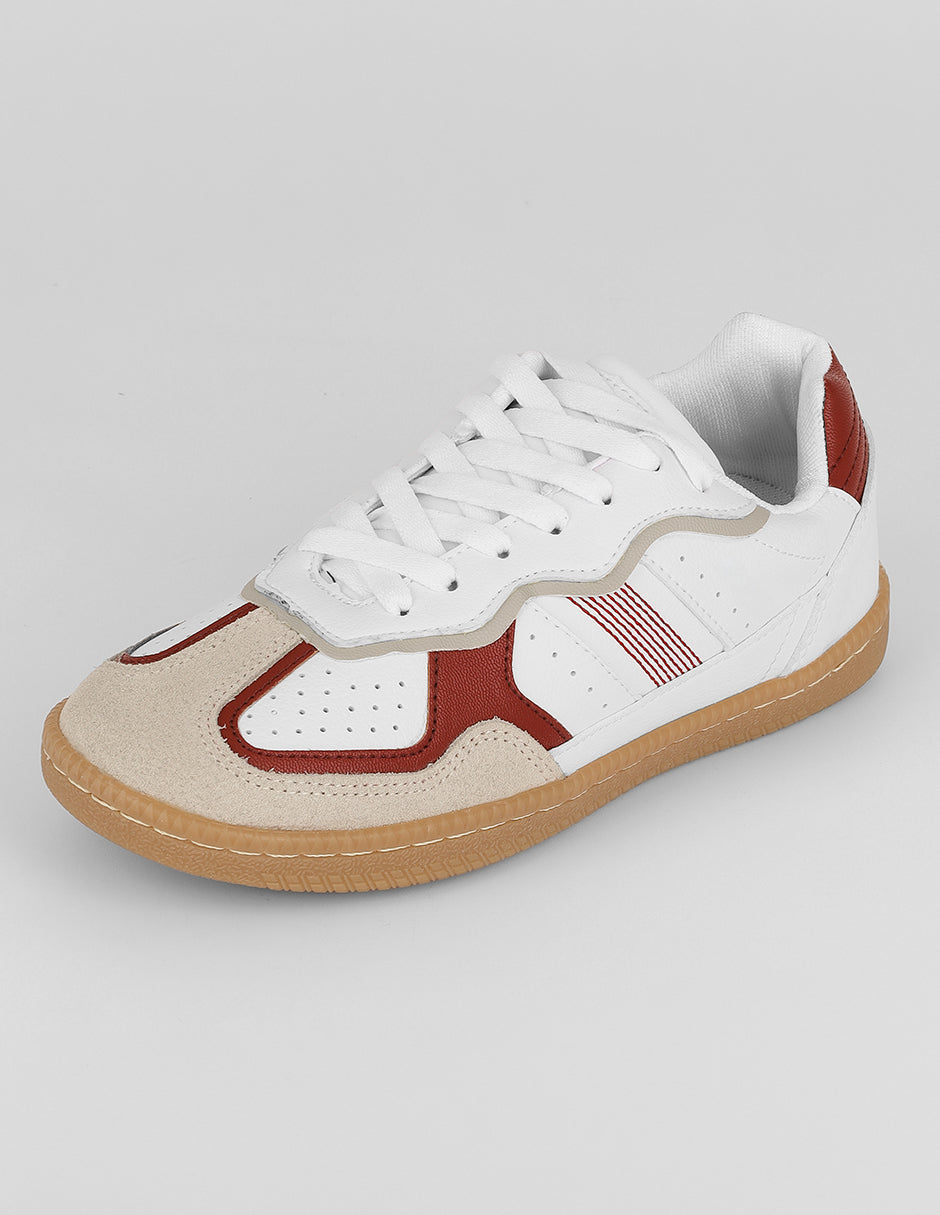 Tenis con cordones  Hand Made en Piel – Blanco