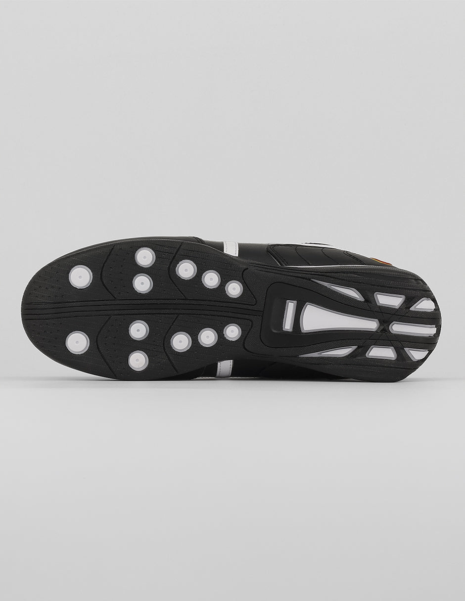 Tenis con cordones  Sam en Piel vegana – Negro