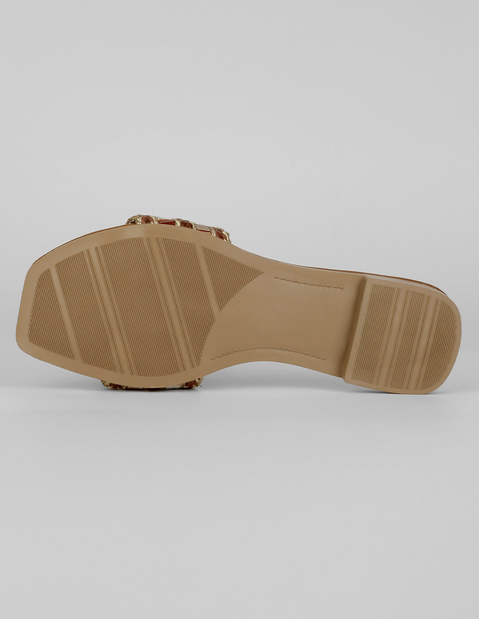 Sandalias de piso Soft en Sintético – Café