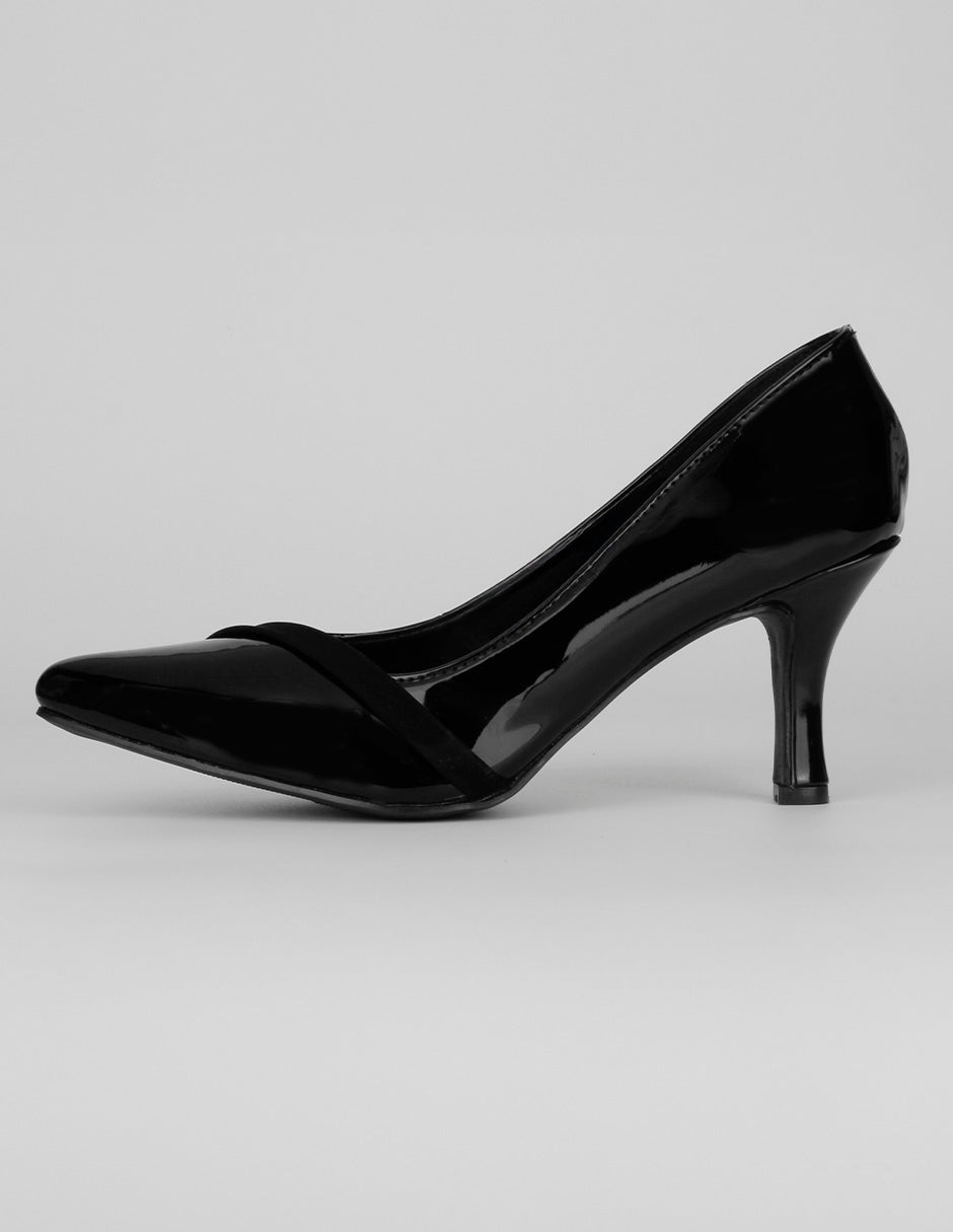 Zapatillas Exterior Charol Color Negro Para Mujer De RBCOLLECTION
