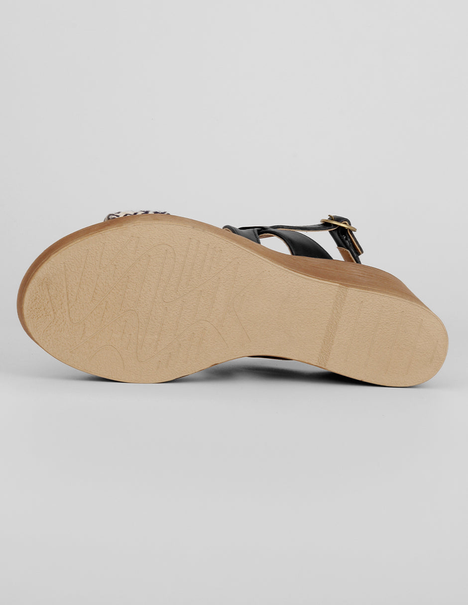 Sandalias con plataforma Naia en Sintético – Azul