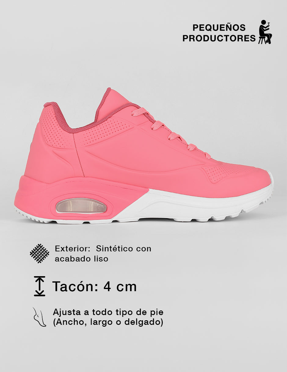 Tenis tipo deportivo  Agle en Sintético – Rosa