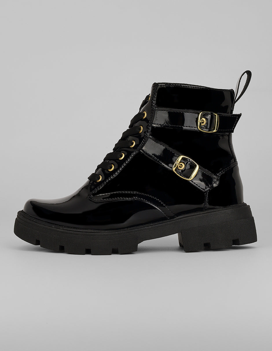 Botas casuales Exterior Charol Color Negro Para Mujer De RBCOLLECTION