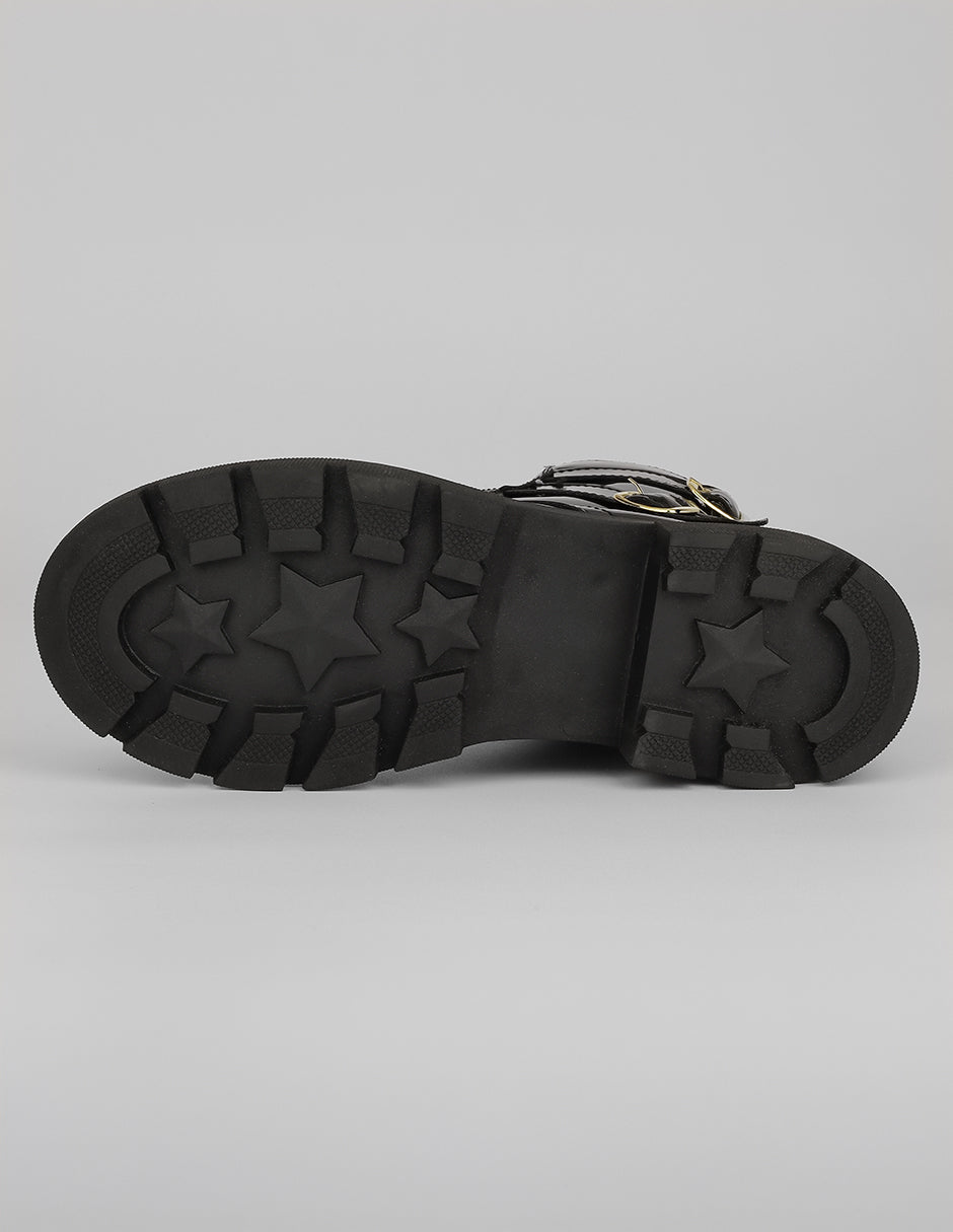 Botas casuales Bike en Charol – Negro