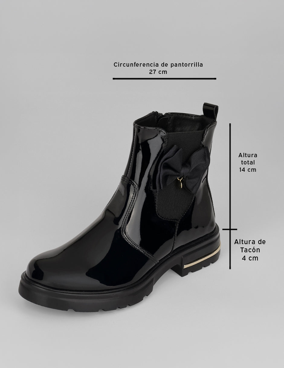 Botas casuales Doro en Charol – Negro