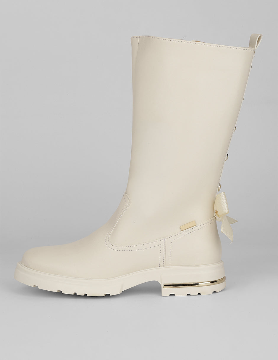 Botas altas Exterior Piel vegana Color Late Para Mujer De RBCOLLECTION