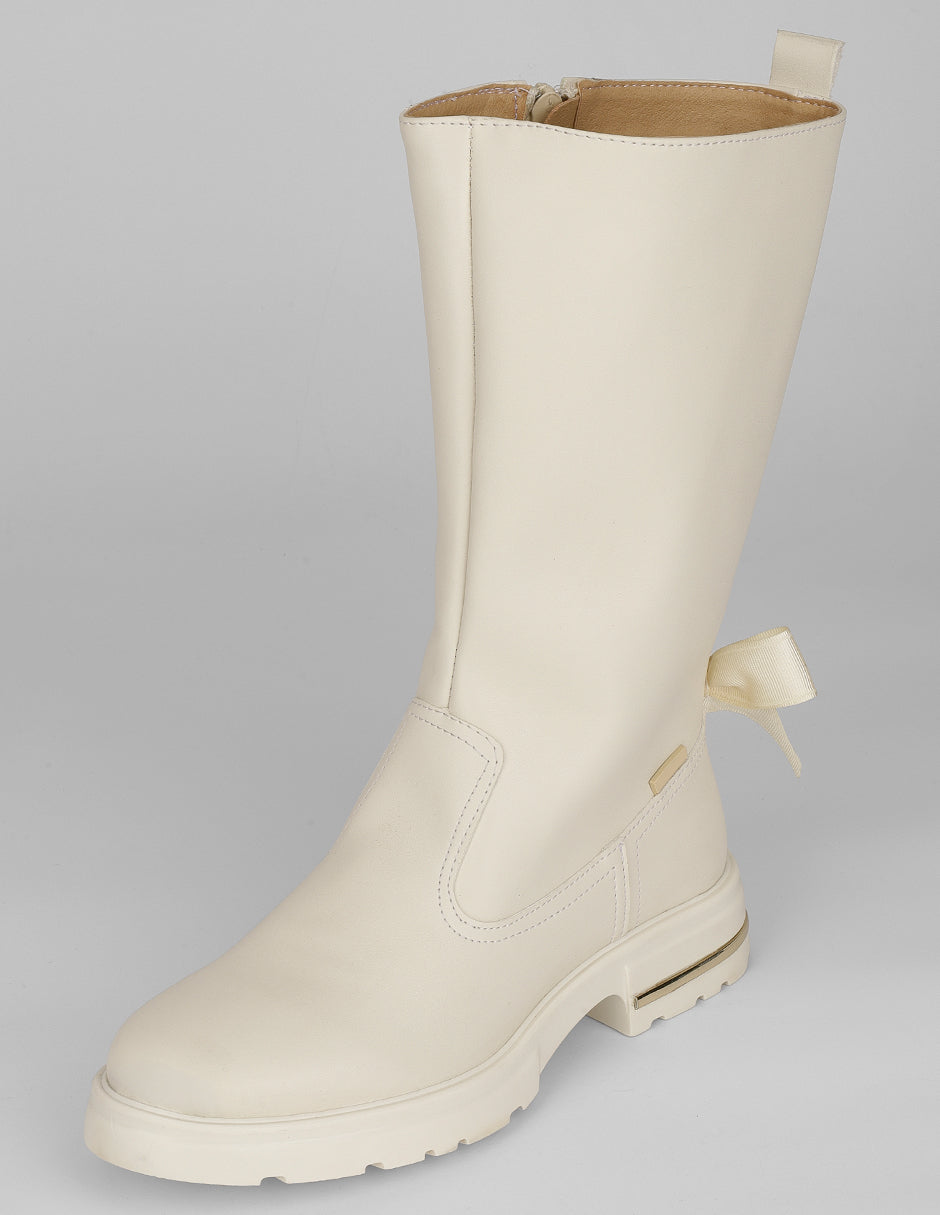 Botas altas Walk en Piel vegana – Blanco