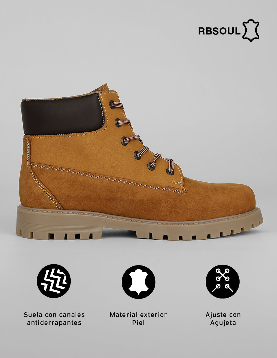 Botas casuales Hand made en Piel – Café