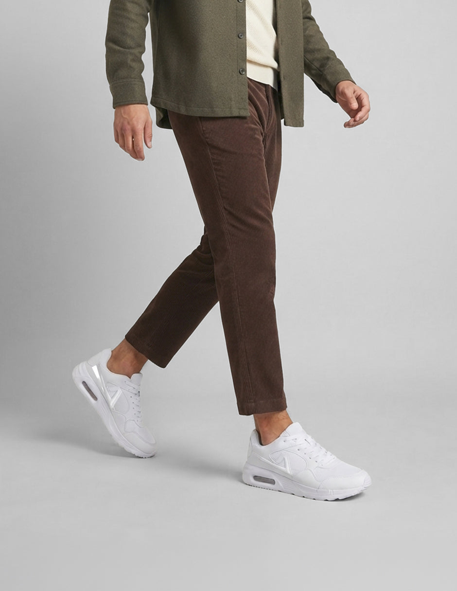 Tenis tipo deportivo Bear en Textil – Blanco