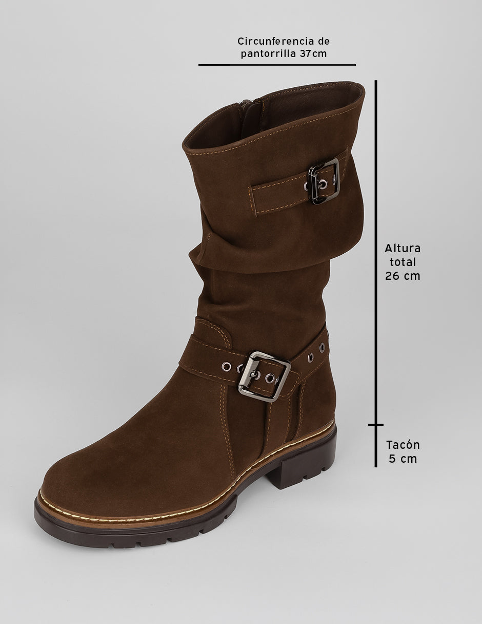 Botas casuales Walk en Textil – Café