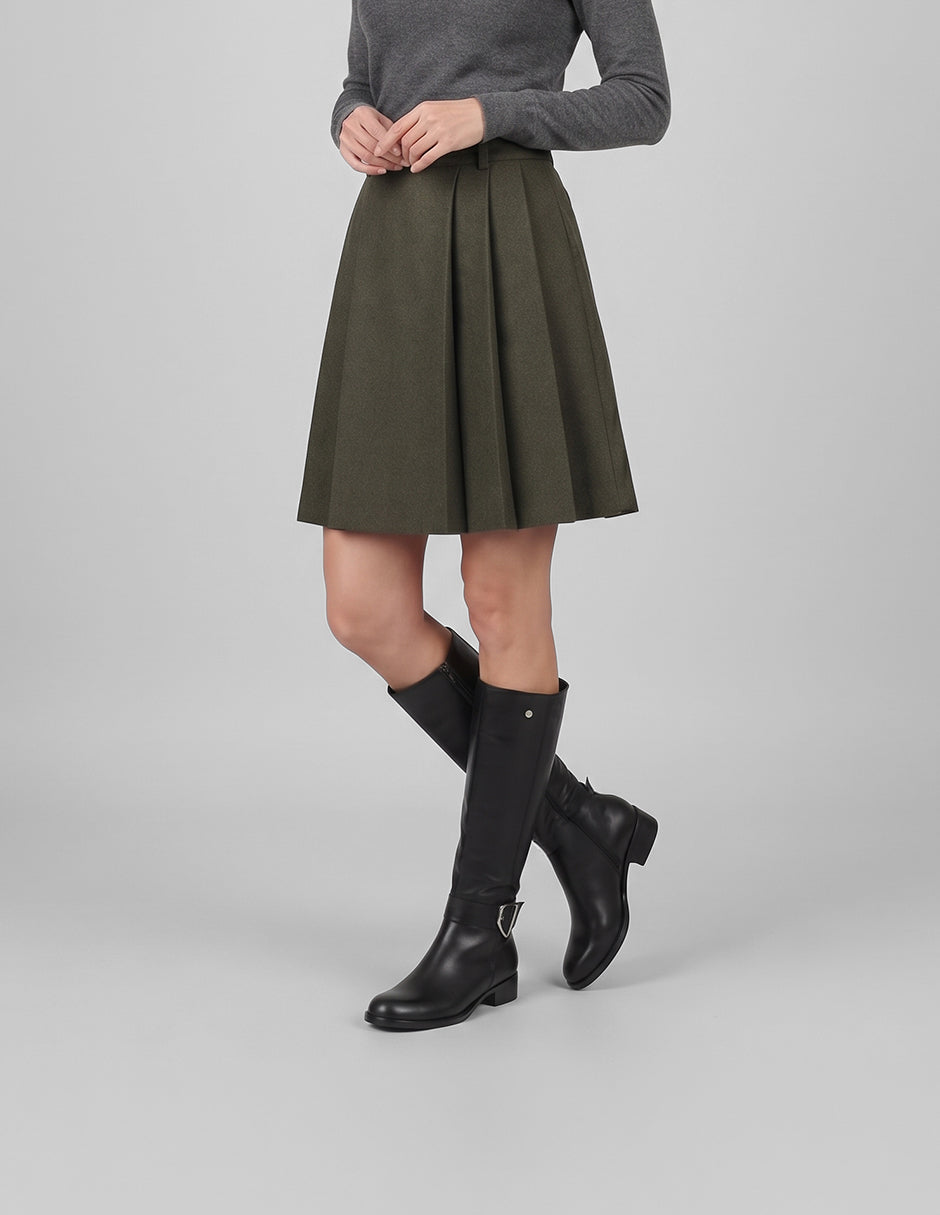 Botas altas Walk en Piel vegana – Negro