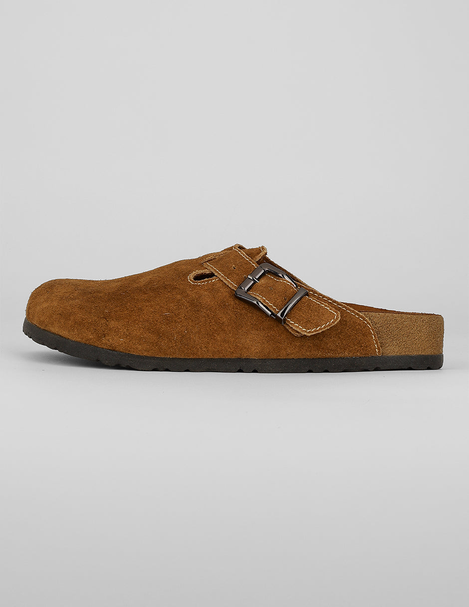 Alpargatas Exterior Piel Color Camel Para Hombre De RBCOLLECTION