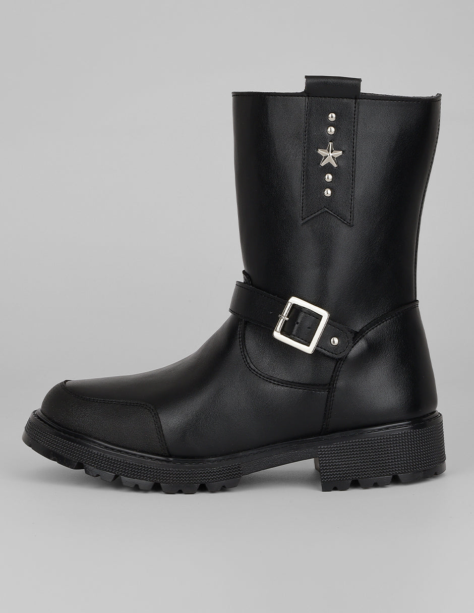 Botas casuales Exterior Piel vegana Color Negro Para Mujer De RBCOLLECTION