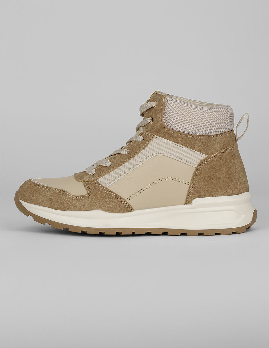 Botas casuales Exterior Sintético Color Beige Para Mujer De RBCOLLECTION