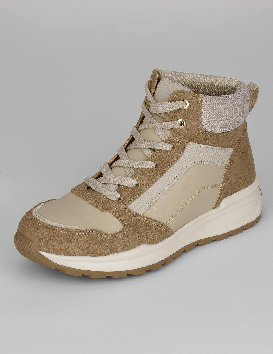 Botas casuales Italia en Sintético – Beige
