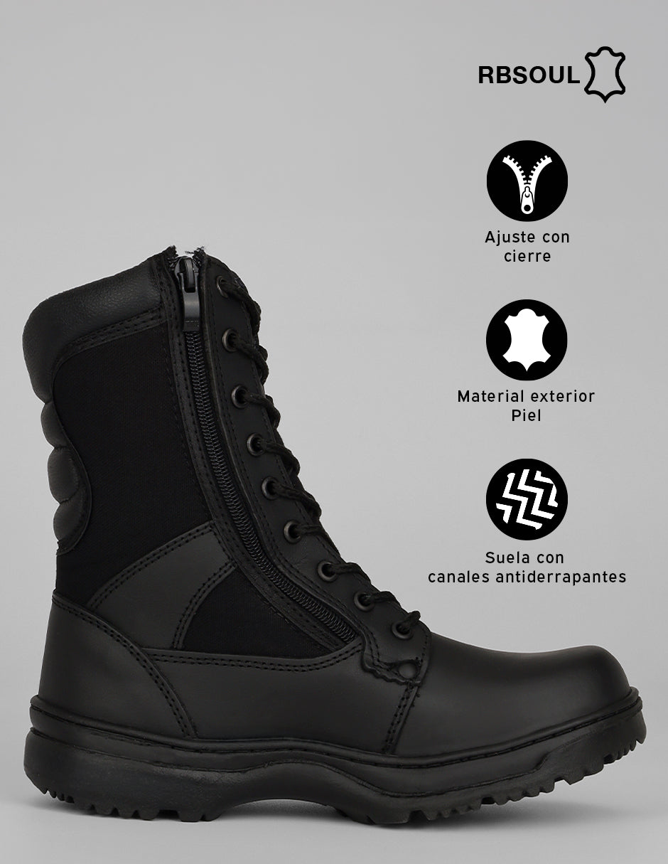 Botas industriales Work en Piel – Negro