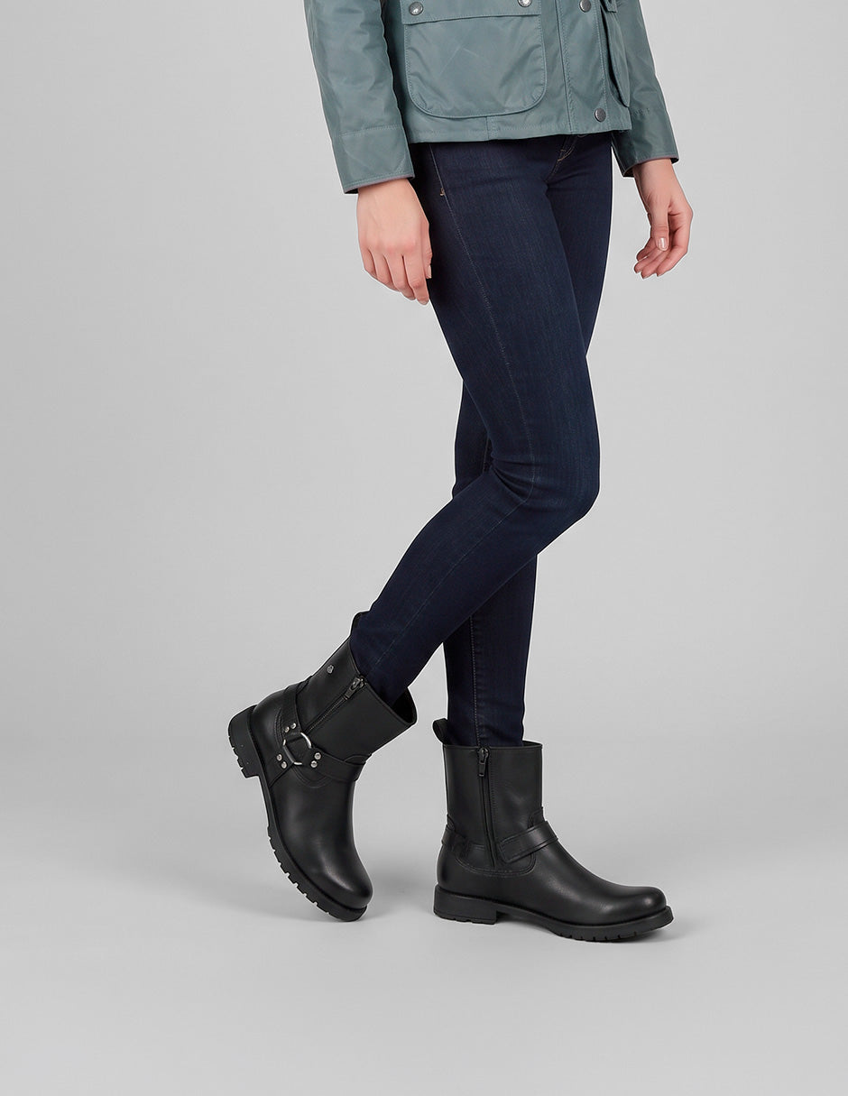 Botas casuales Bike en Piel vegana – Negro
