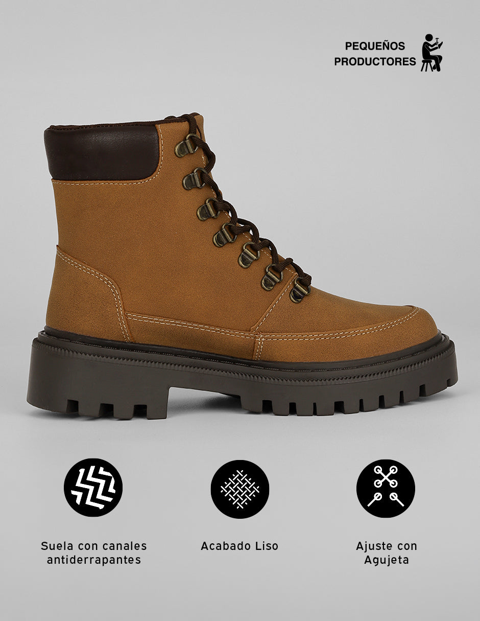 Botas casuales Bike en Sintético – Café