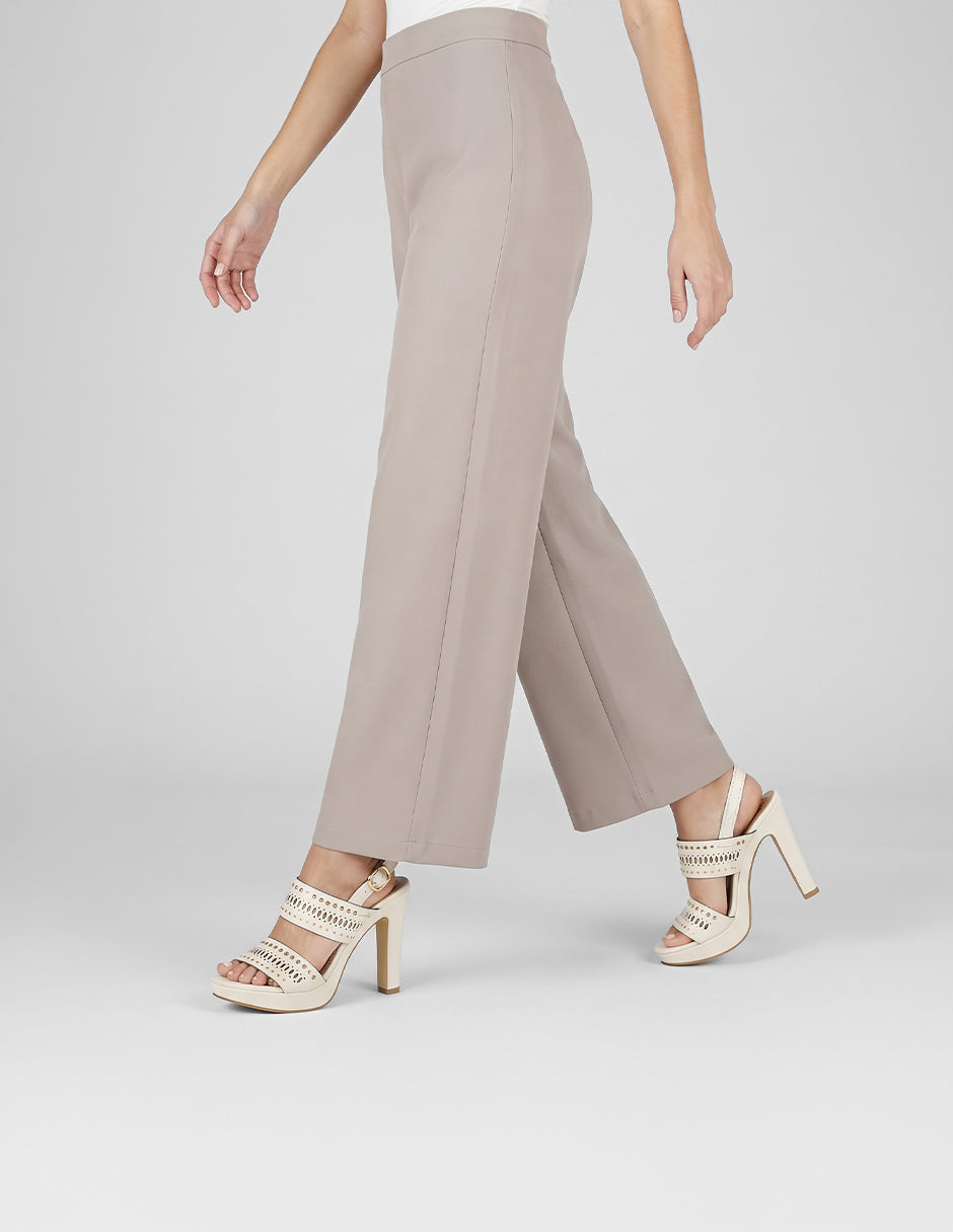 Sandalia con tacón Nevada en Piel vegana – Blanco