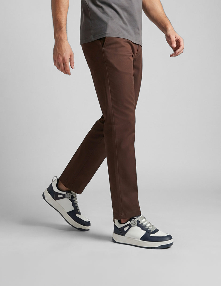 Tenis con cordones Agle en Piel vegana – Blanco
