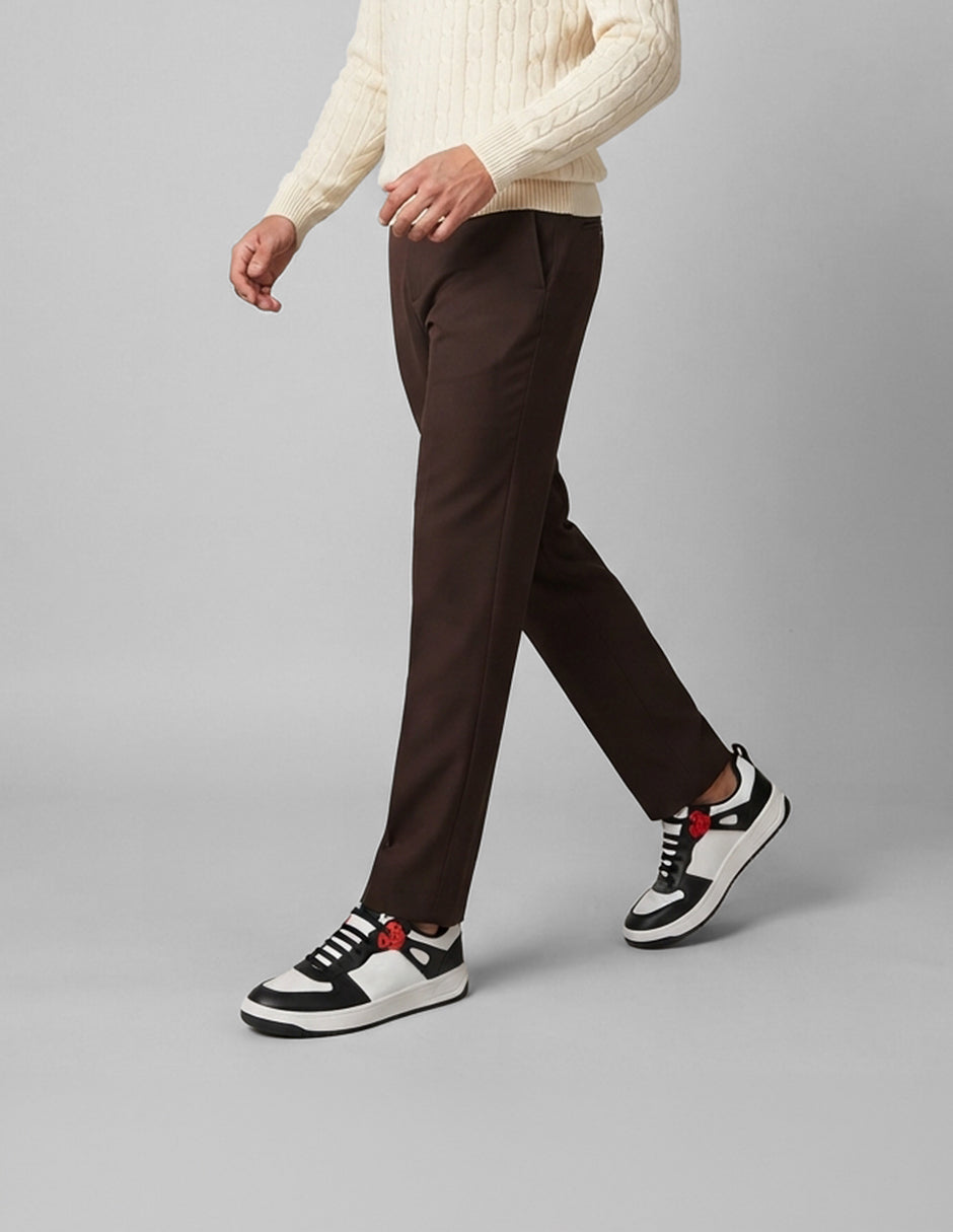 Tenis con cordones Agle en Piel vegana – Blanco