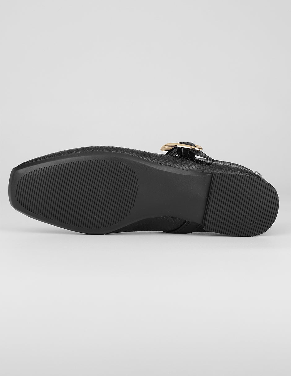 Flats clásicas Darling en Piel vegana – Negro