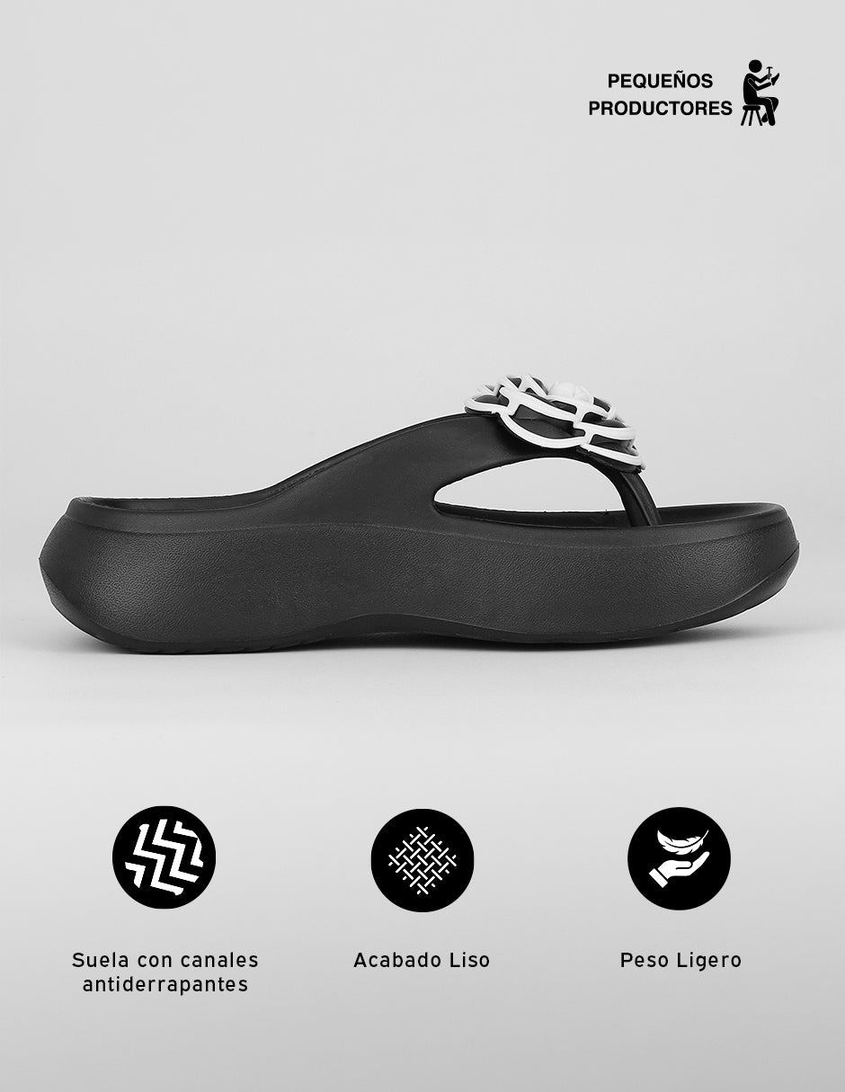 Sandalias clásicas walky en Sintético – Negro