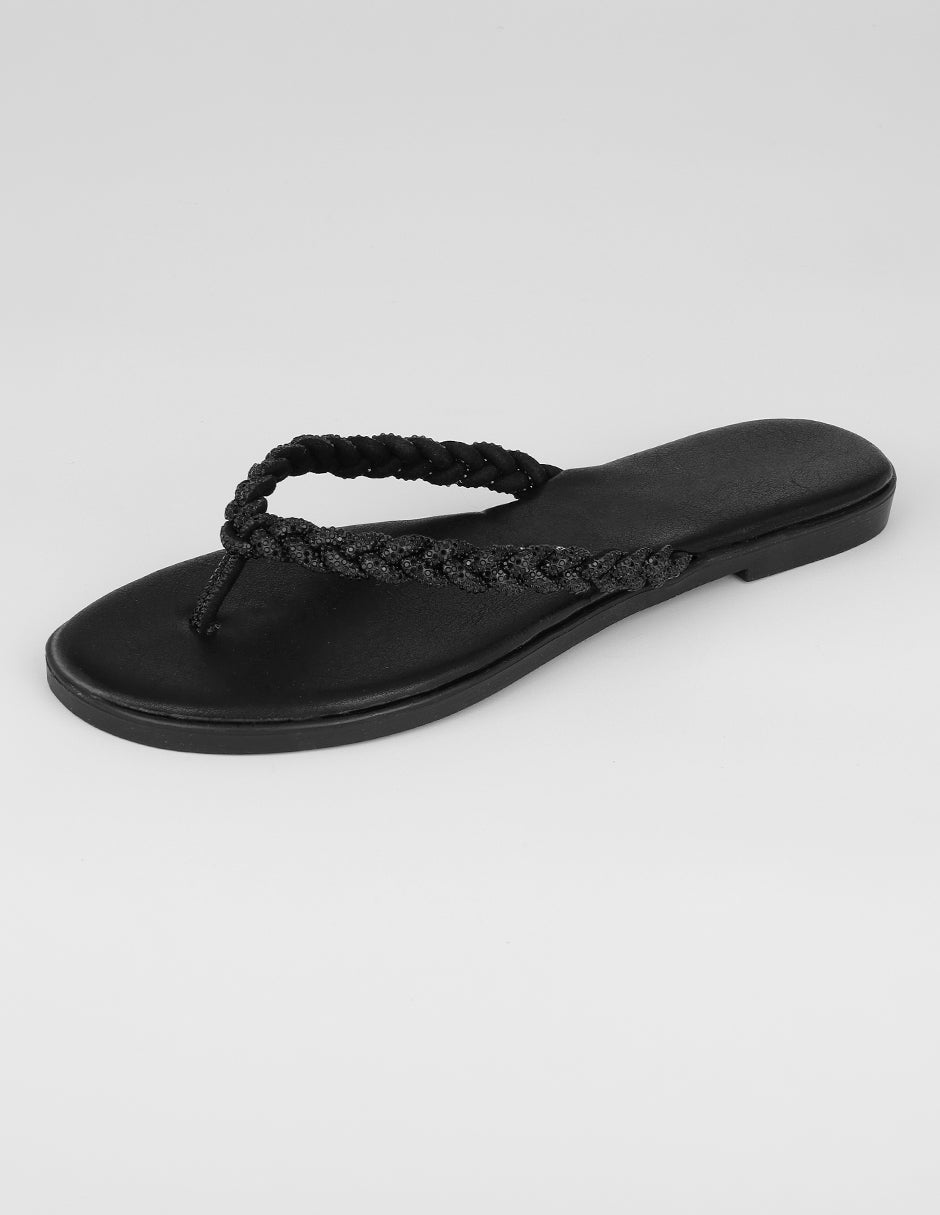 Sandalias de piso Soft en Sintético – Negro