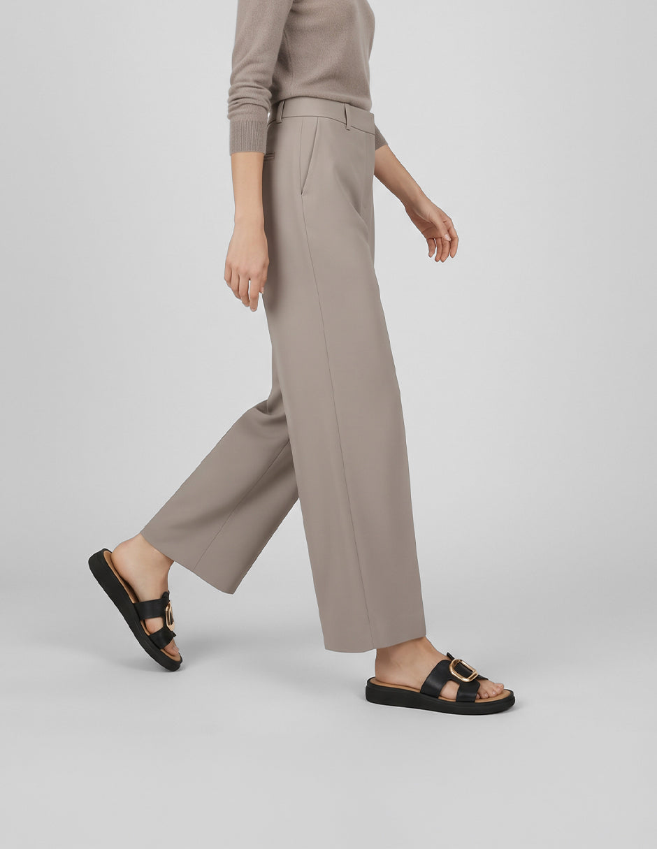 Sandalias con plataforma Hera en Piel vegana – Negro