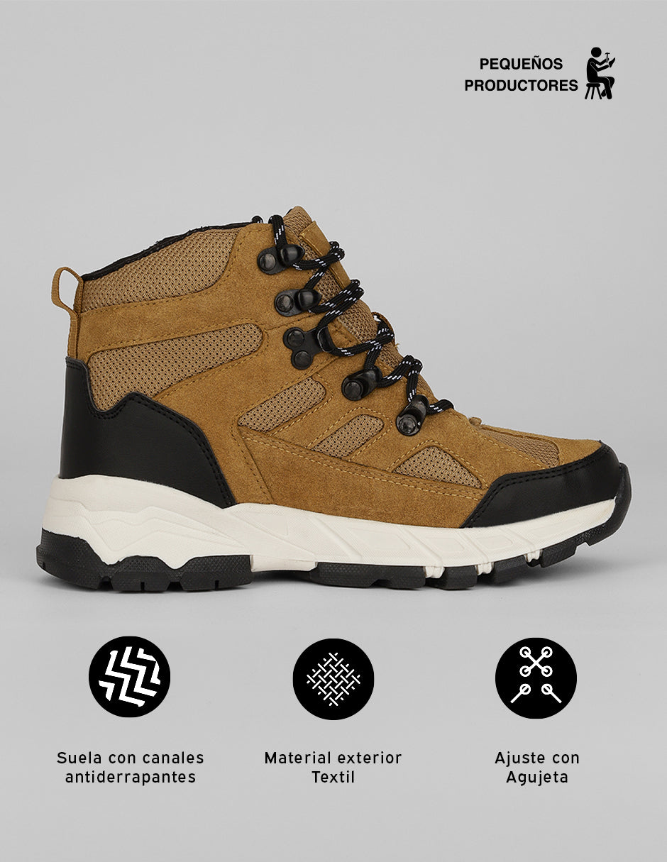 Botas para senderismo Hiking en Textil – Café