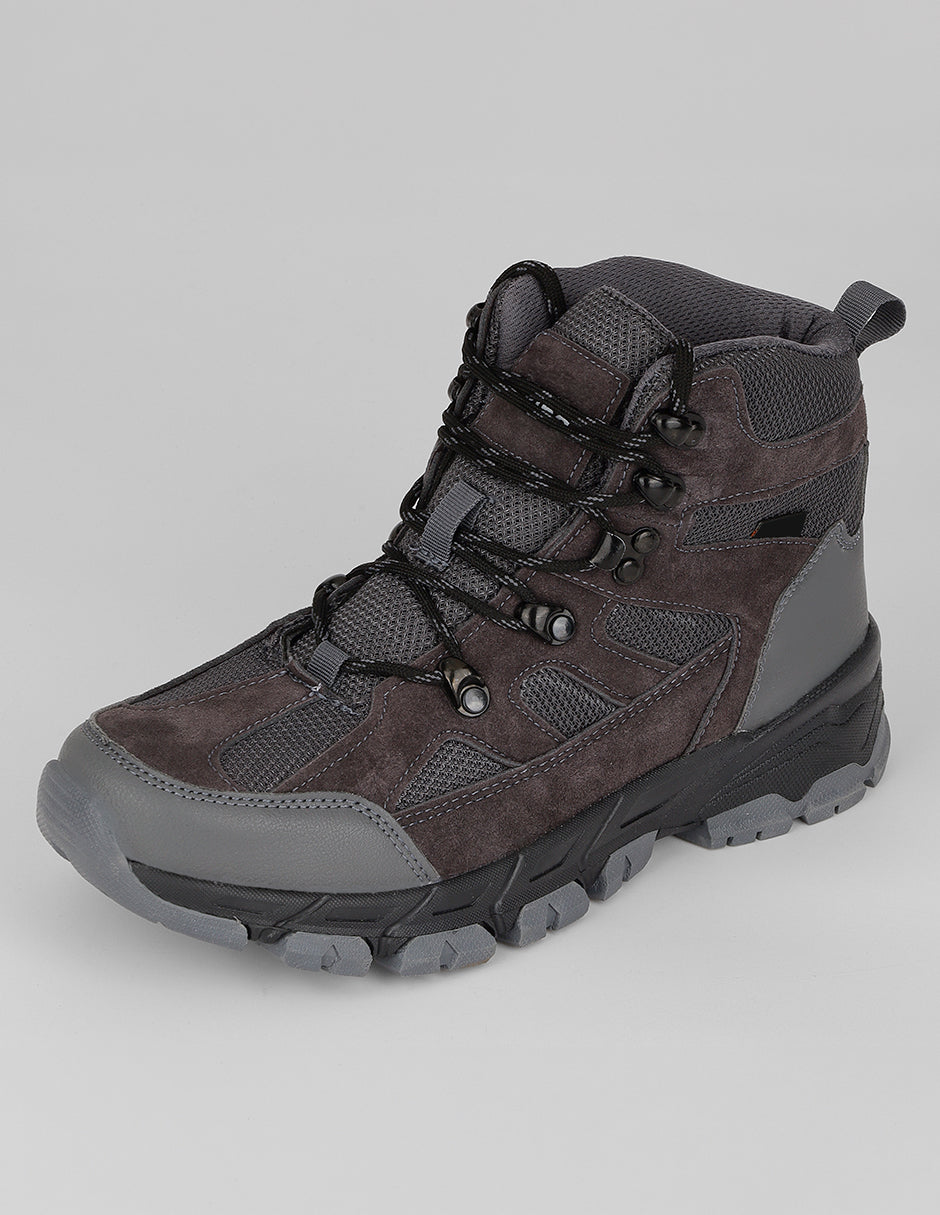 Botas de senderismo Hiking en Piel – Gris