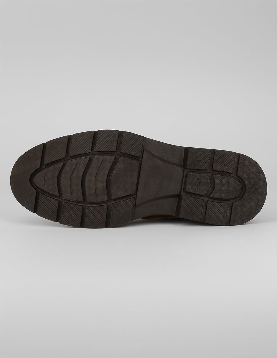 Botas casuales Bike en Piel vegana – Café