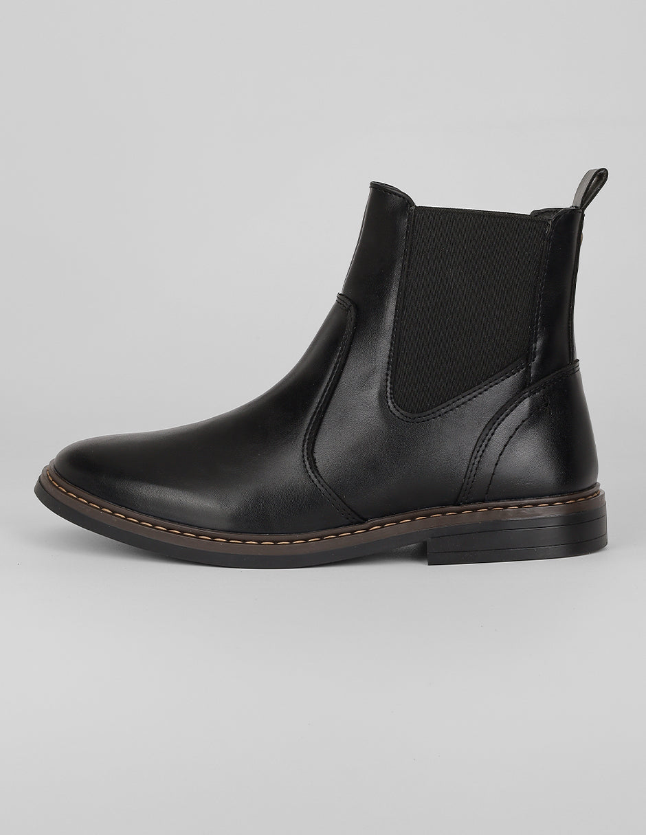 Botas casuales Exterior Piel vegana Color Negro Para Hombre De RBCOLLECTION