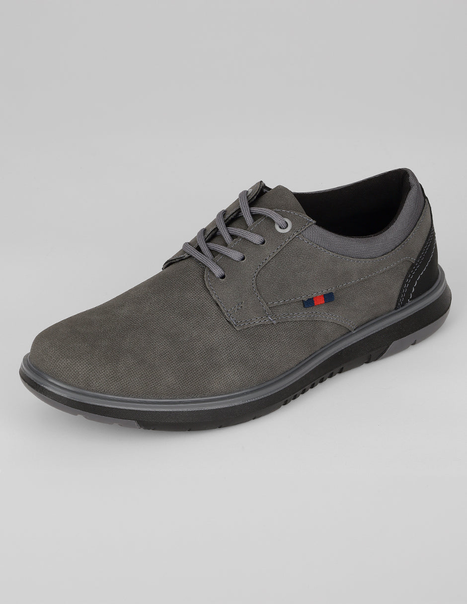Zapato de confort Salermo en Vegano – Gris