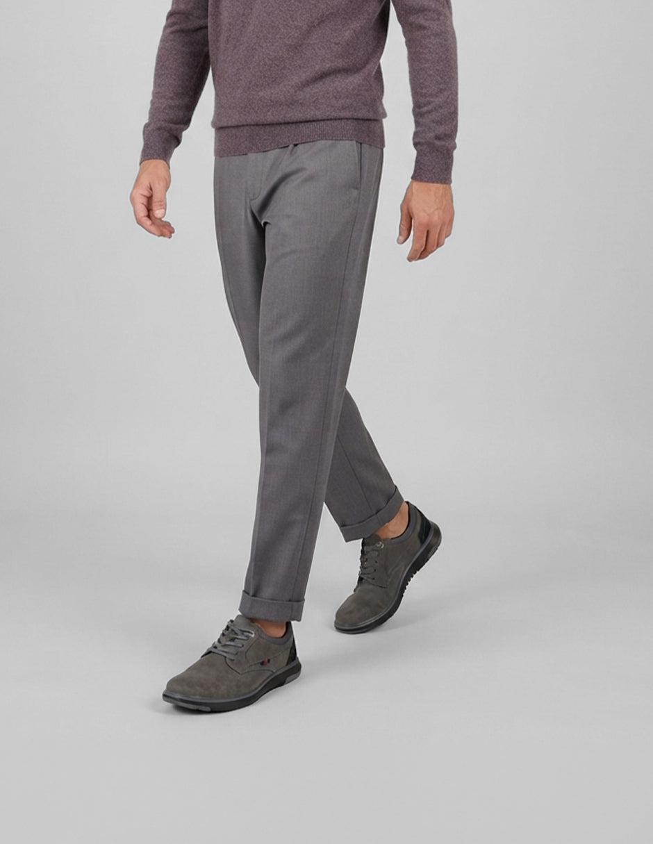 Zapato de confort Salermo en Vegano – Gris