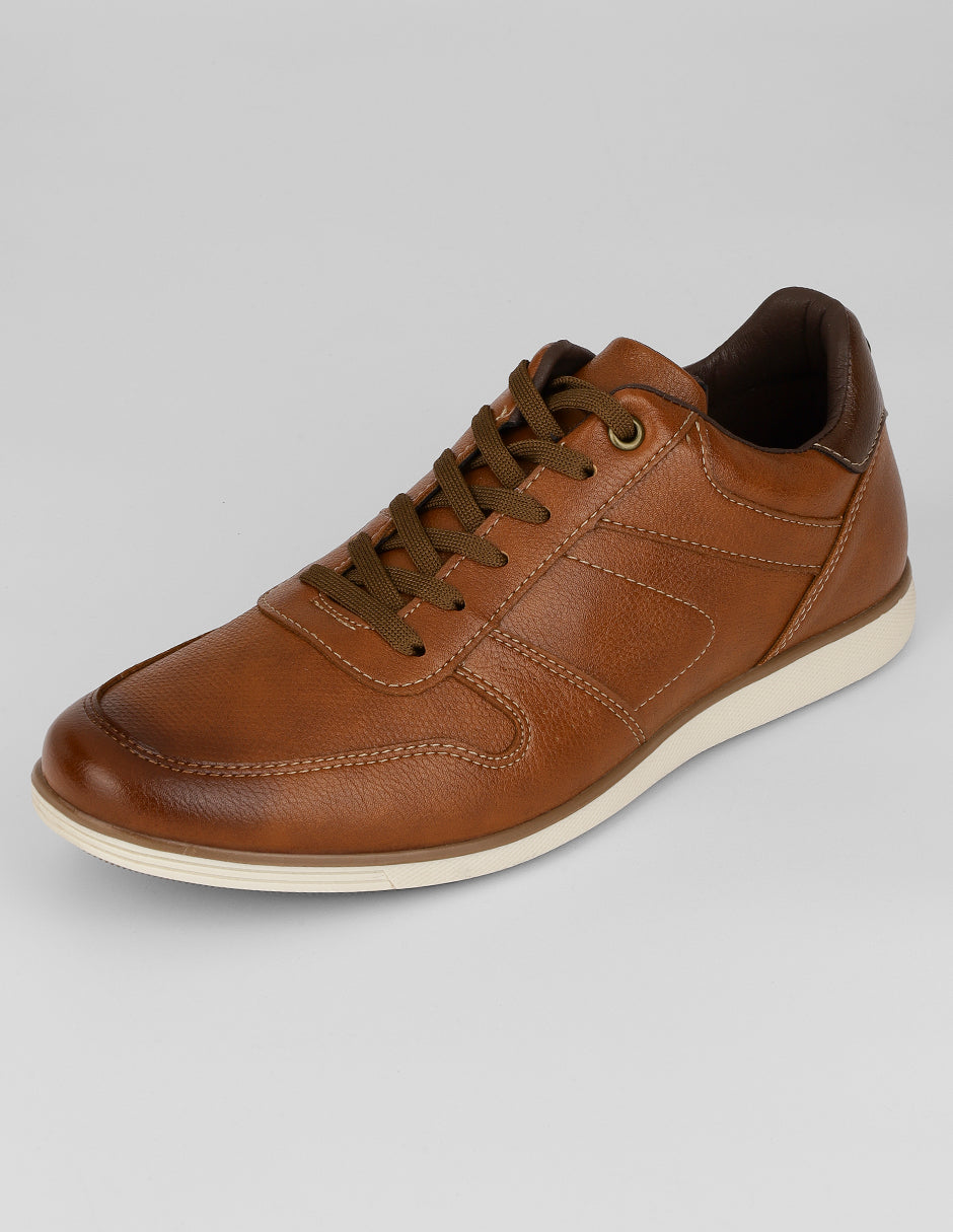 Zapato de confort Salermo en Piel vegana – Café