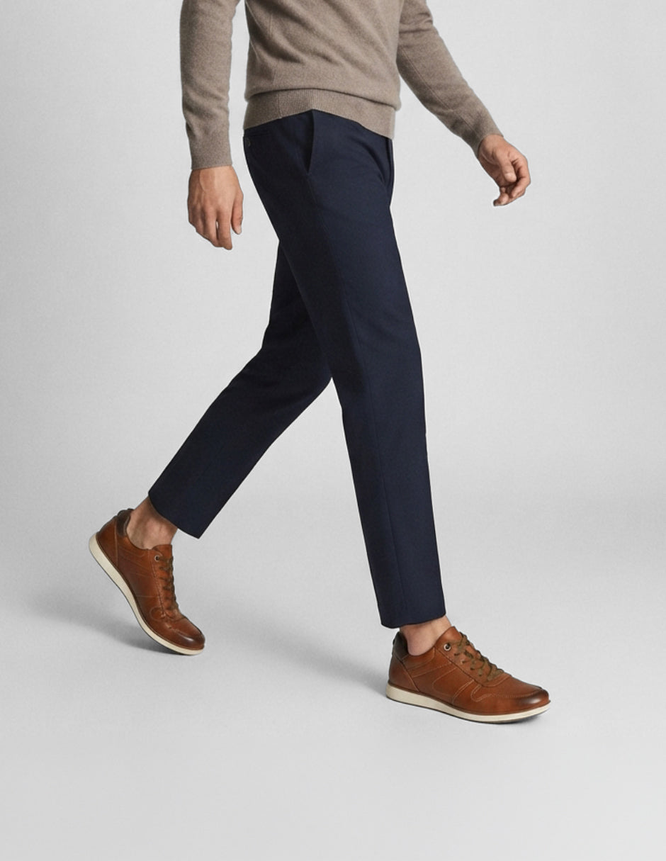 Zapato de confort Salermo en Piel vegana – Café