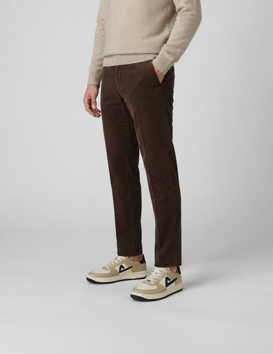 Tenis con cordones Urban en Piel vegana – Beige