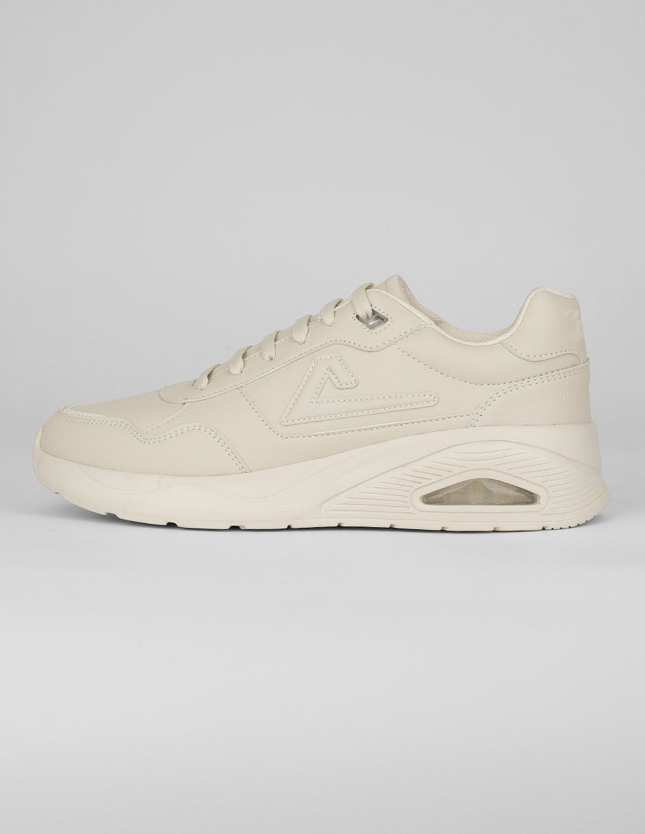 Tenis tipo deportivo Exterior Piel vegana Color Beige Para Hombre De RBCOLLECTION