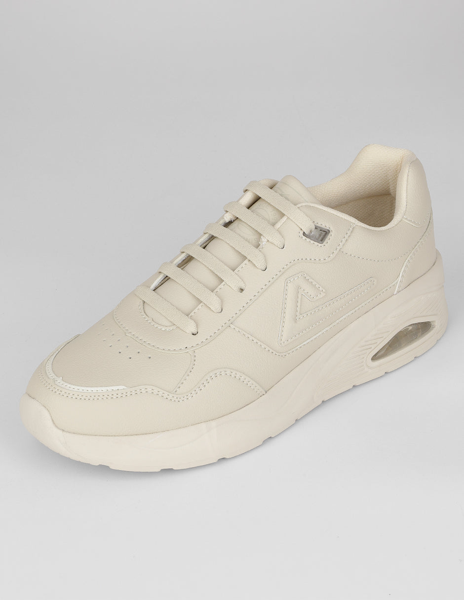 Tenis tipo deportivo Bear en Piel vegana – Beige