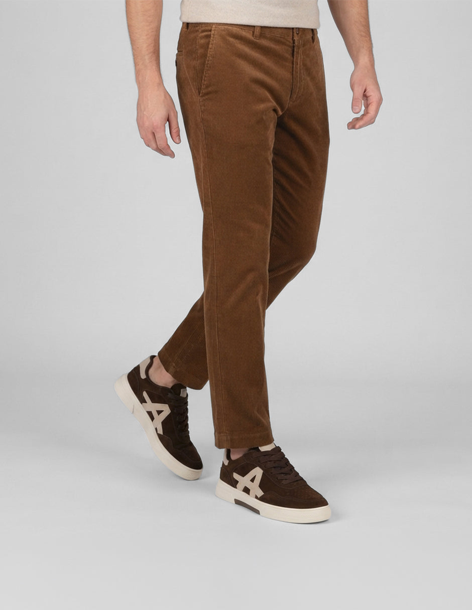 Tenis con cordones Bear en Textil – Café