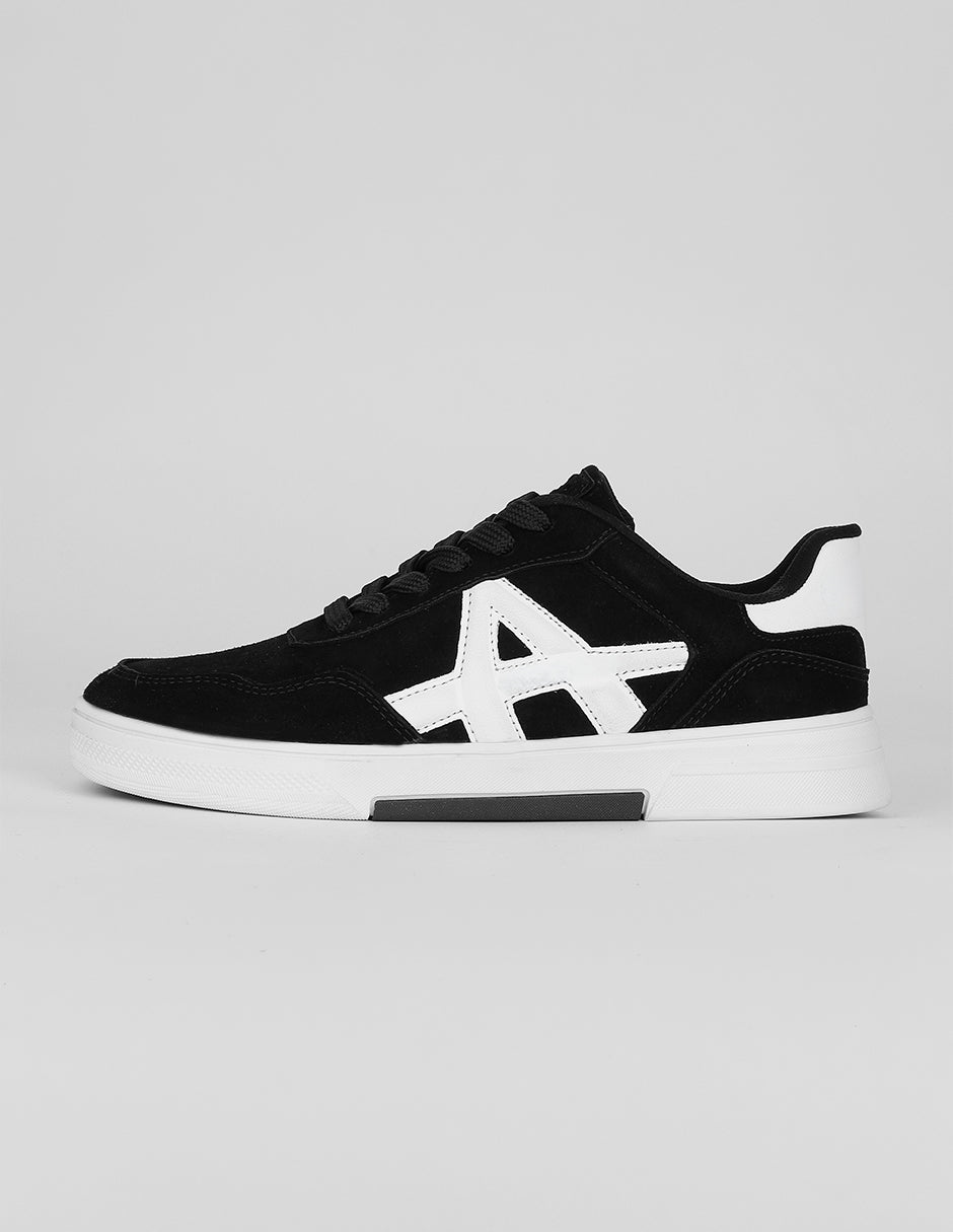 Tenis con cordones Exterior Textil Color Negro Para Hombre De RBCOLLECTION