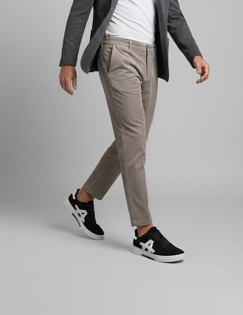 Tenis con cordones Bear en Textil – Negro